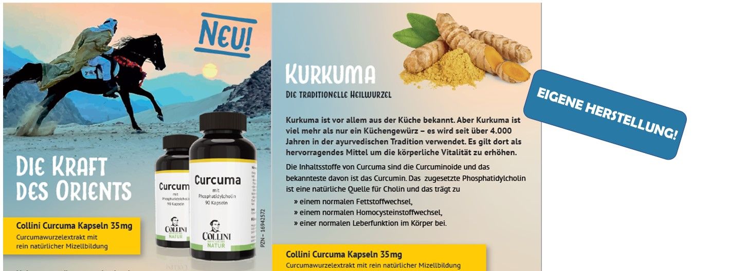 Curcuma - Werbung